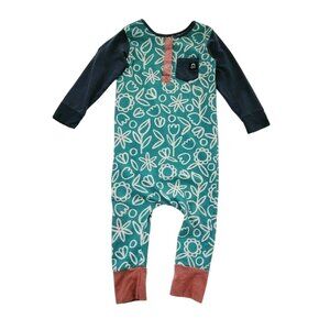 Rags Henley Pocket Romper - 2T